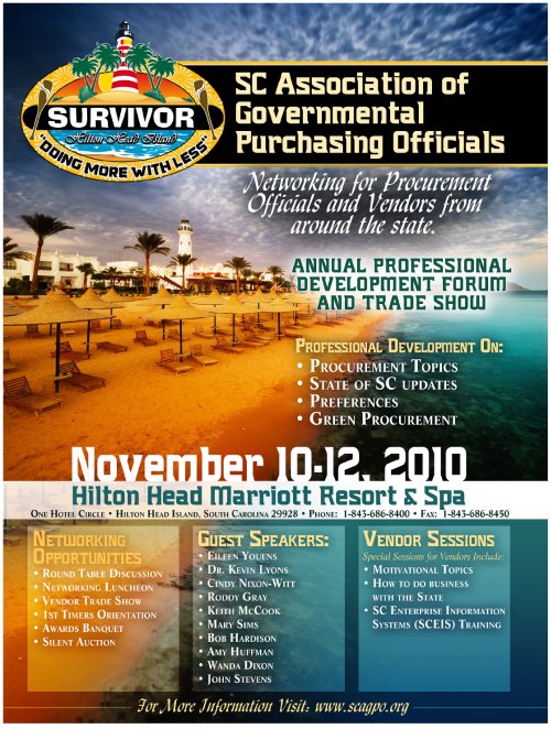SCAGPO Annual Forum Flyer